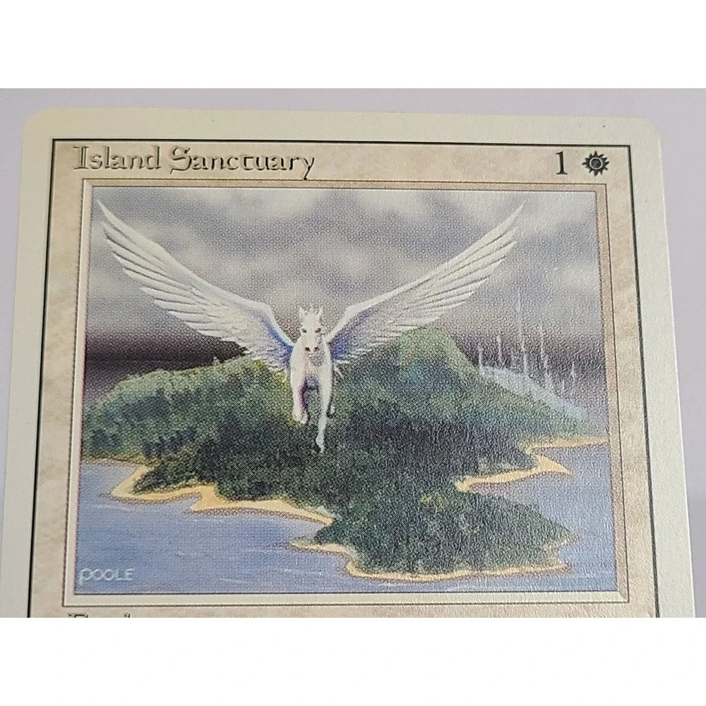 Island Sanctuary – Revised Edition 1994‎ MTG White Enchantment